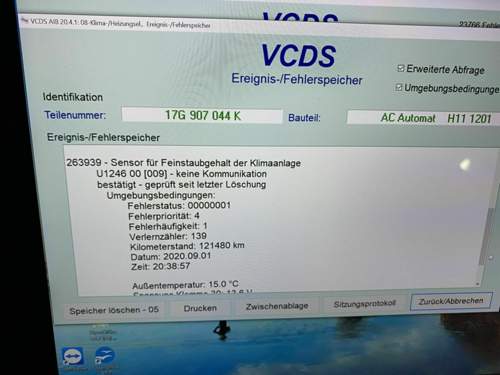 Golf 7 Sensor Fehler