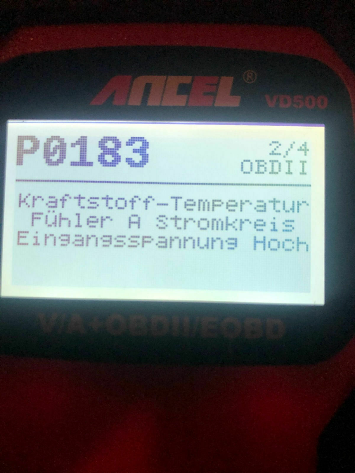 TOURAN DSG springt schlecht an und MKL ist an