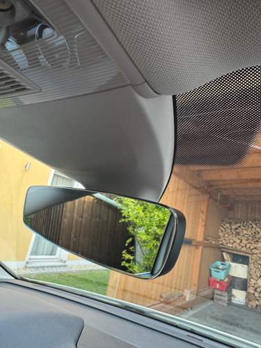Spiegelabdeckung Grau