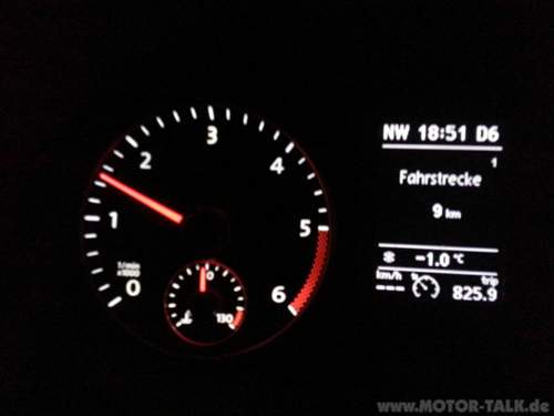 Nach 9km Betriebstemperatur