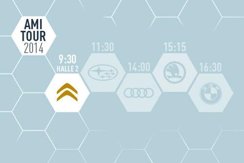 Die AMI-Tour startet bei Citroën in Halle 2
