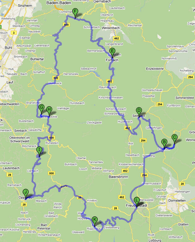 Tourvorschlag Schwarzwald #2