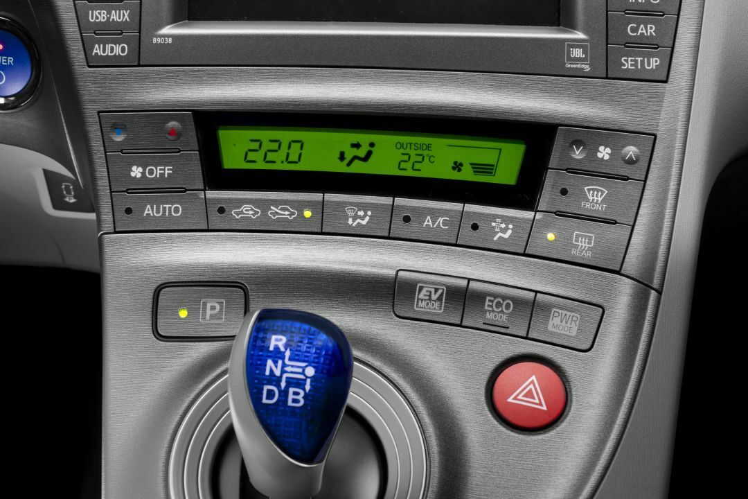 Bedienelemente im Prius