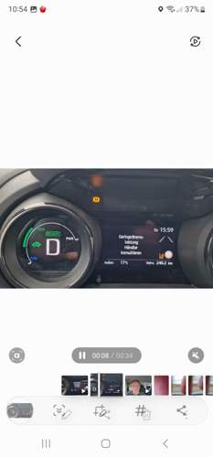 Yaris Hybrid Fehleranzeige im Display
