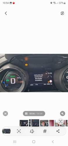 Yaris Hybrid Fehleranzeige im Display