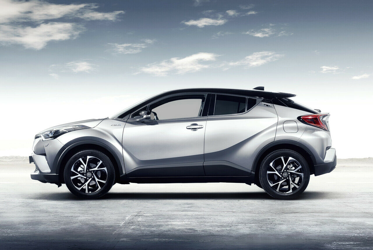 Der Hybrid-Antrieb des C-HR leistet insgesamt 122 PS. Alternativ steht auch ein Turbobenziner mit 116 PS zur Verfügung