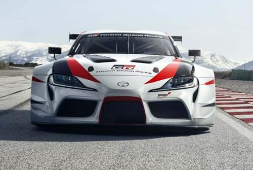 So breit wird die Serienvariante der Toyota Supra garantiert nicht - doch die Gestaltung der Lufteinlässe dürfte ähnlich ausfallen