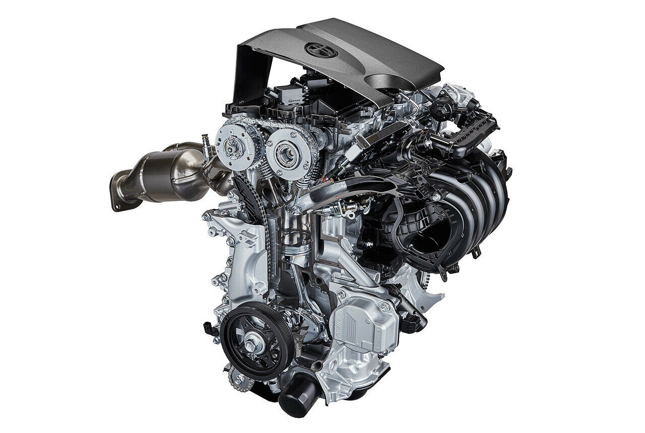Der neue 2,0-Liter-Benziner wird Toyotas erster Direkteinspritzer, der im Hybridstrang zum Einsatz kommt