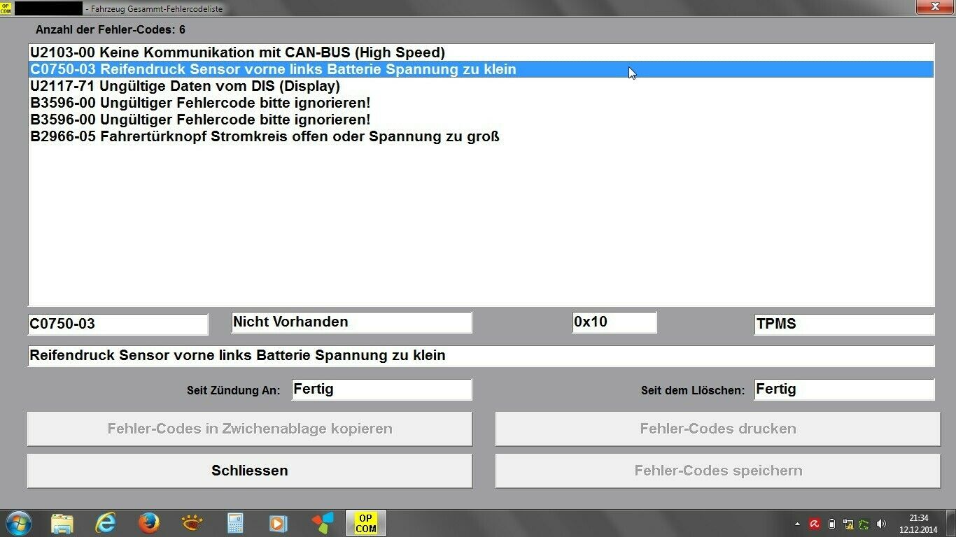 TPMS-Sensoren - Lebensdauer der Batterien?