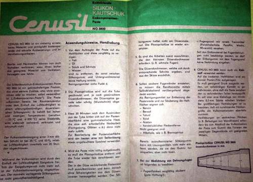 Cenusil Anwendungshinweise