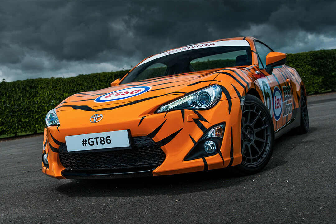 Tigerstreifen auf dem Retro-GT86