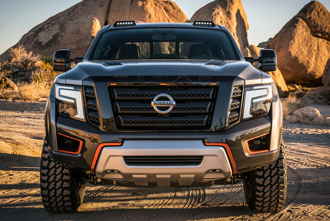 Ein typisches Pick-up-Gesicht: Nissan Titan Warrior Concept