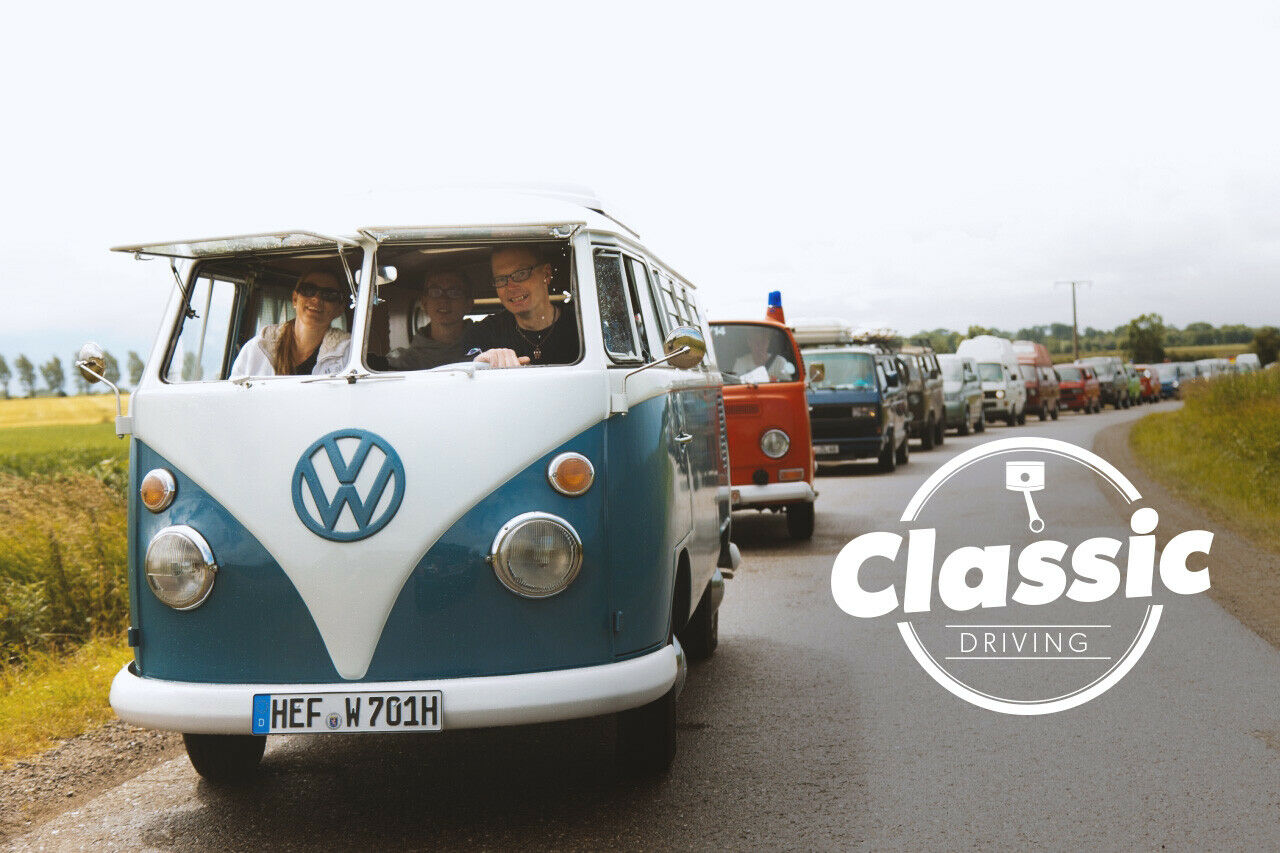 Beim Summer Festival  2017 fand ein VW Bulli-Generationentreffen statt