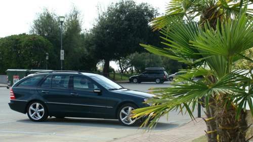Palme mit Benz... :-)