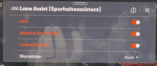 Adaptive spurführung nachcodiert