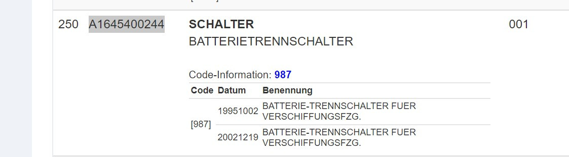 Trennschalter Batterie original?