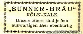 Sünner Kölsch (1921)