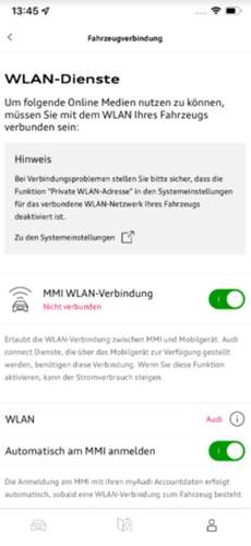 MyAudiAppIPhone