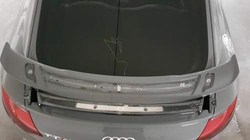 TTRS Heckspoiler Blade geklebt