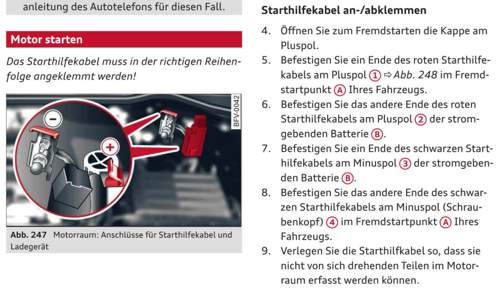 Stromkkontakt im Motorraum 2