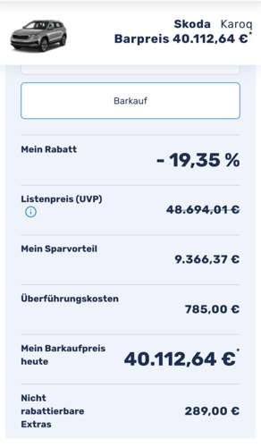 Skoda Angebot