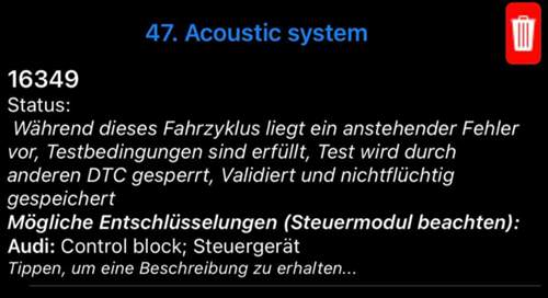 Fehlerspeicher