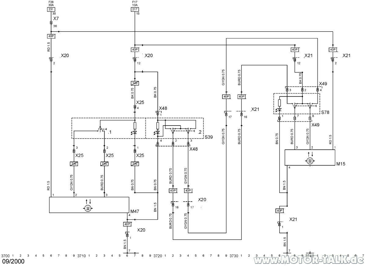 Türstecker 40pol Pin belegung