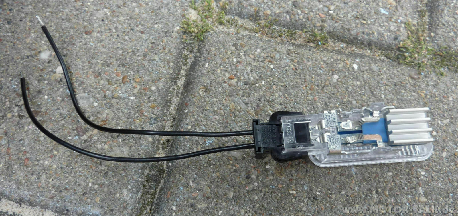 Türstrahler mit LED statt Glühobst