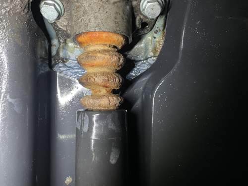 Anschlagpuffer hinten