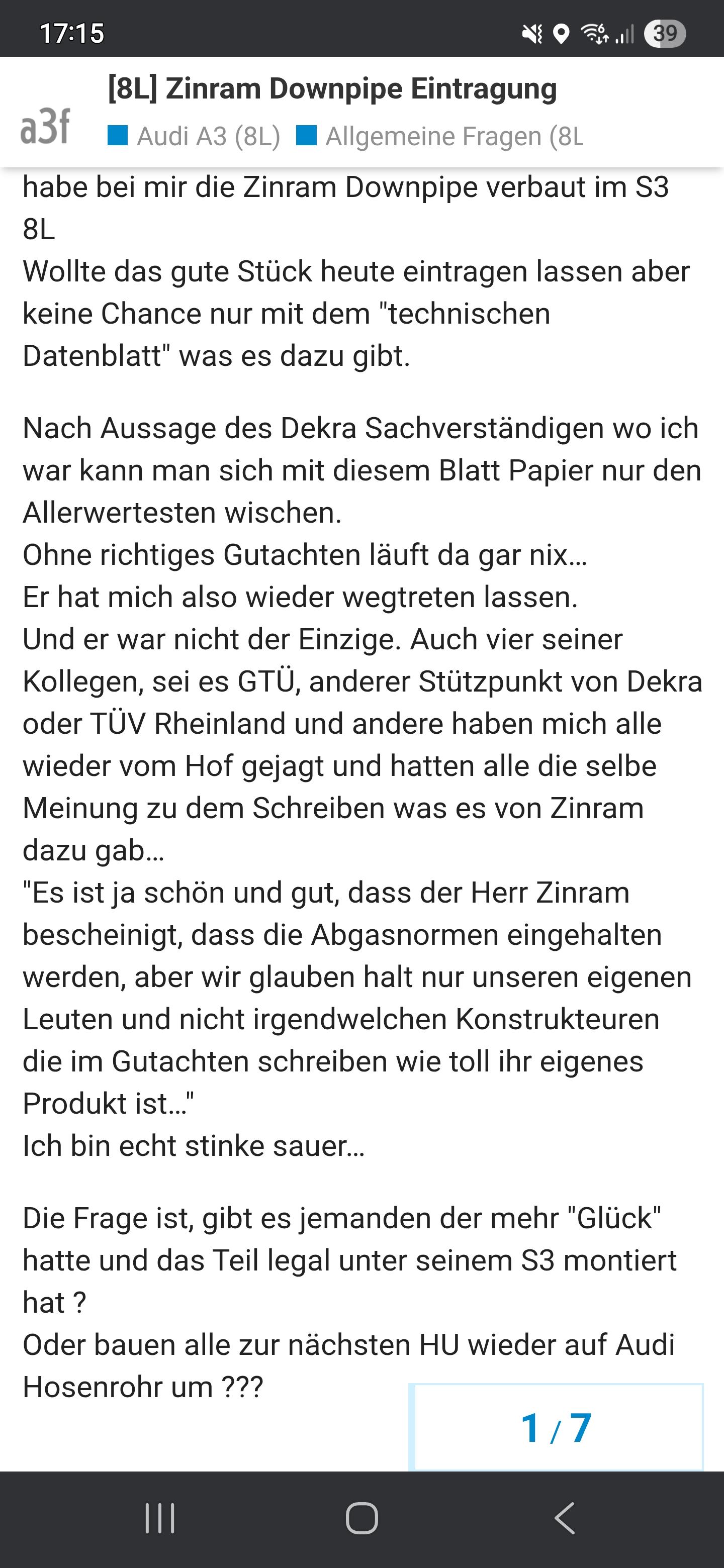 TÜV Spezial Eintragung