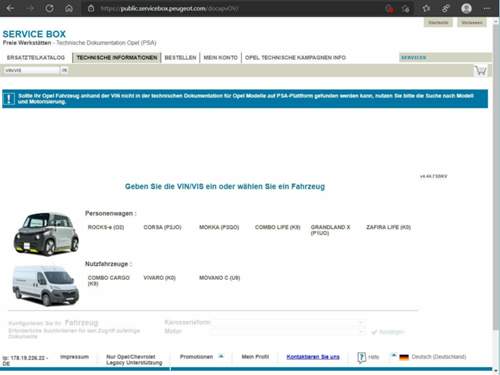Aufruf tech infos