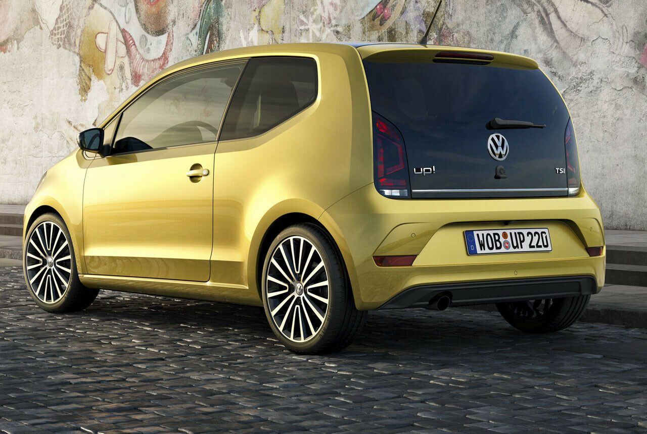 VW Up Facelift 2016: Heckansicht