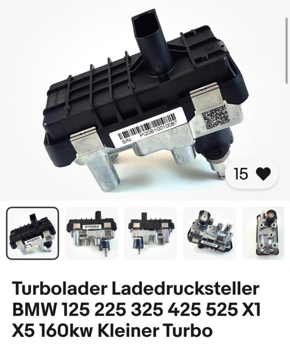 Turbo Lade Druckregler Bayerische Motoren Werke F elf muss angelernt werden