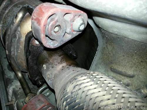 DPF seitig abgerissene Bolzen