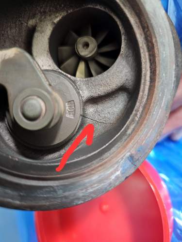Meriva 1,4 Benziner Turbogehäuse