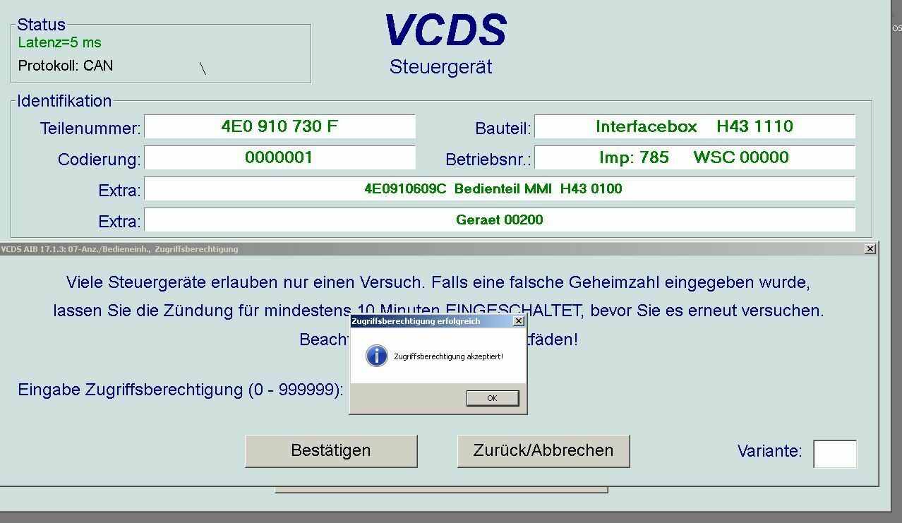 TV Freischaltung