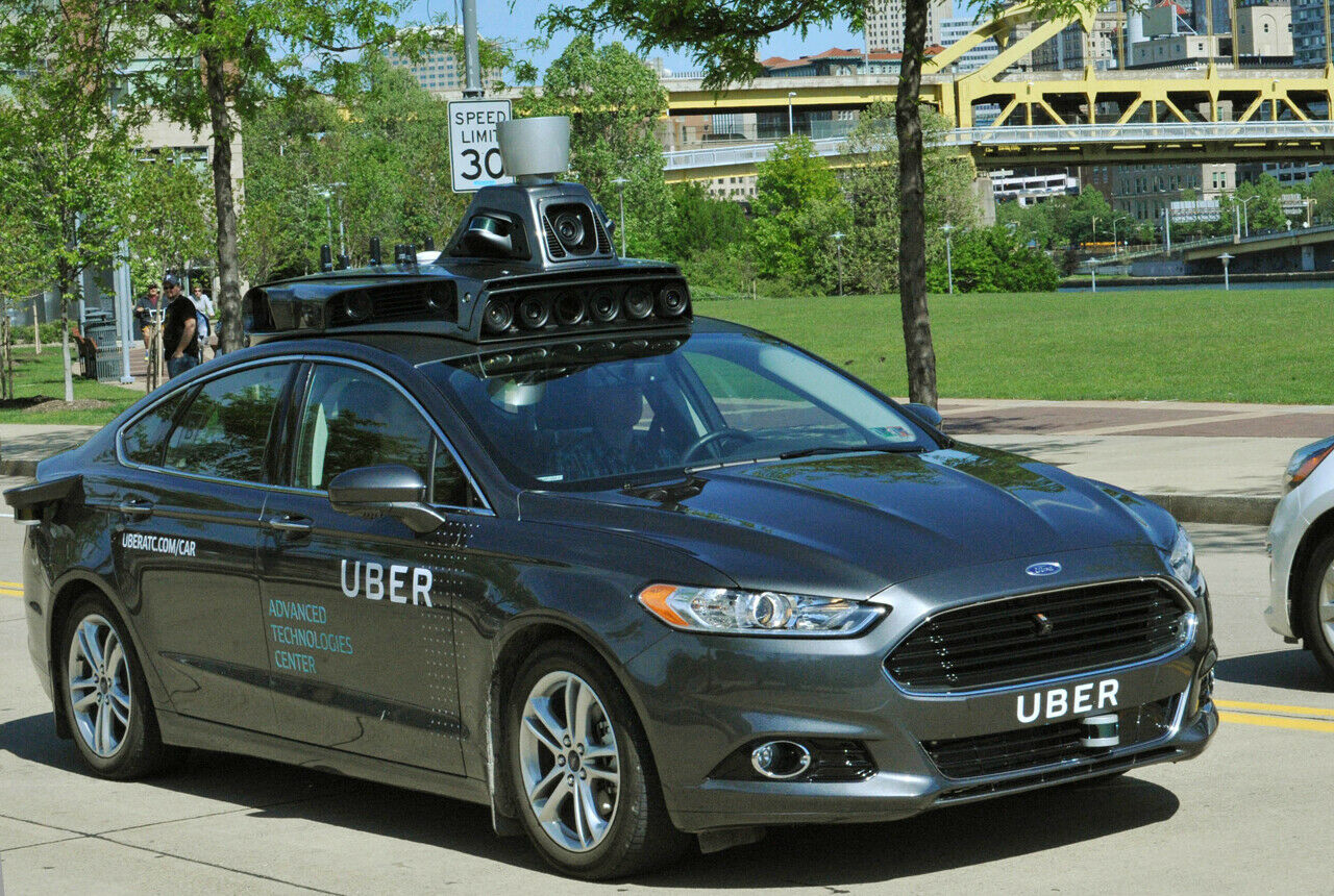 In Pittsburg experimentiert der US-Fahrdienst Uber mit autonom fahrenden Autos. Als Basis dient ein Ford Fusion