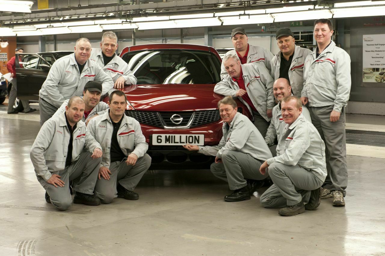 Das größte Werk in Großbritannien: Nissan Motor Manufacturing in Sunderland. Das Werk gilt als einer der produktivsten Standorte in Europa überhaupt, betrachtet man produzierte Autos pro Mitarbeiter