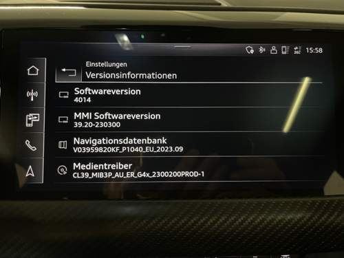 E-Tron GT 09/2023 Softwarestände 1