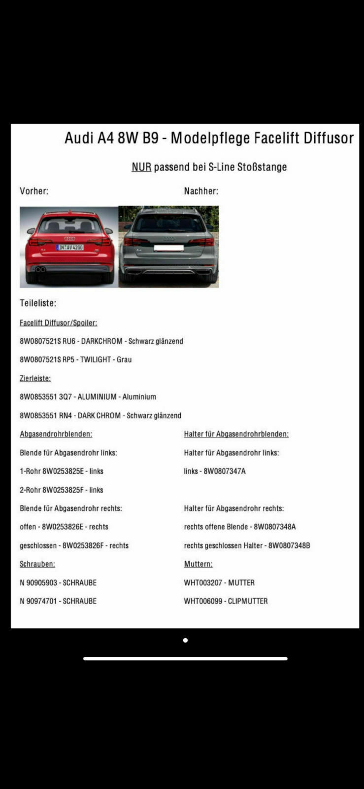 Umbau auf Facelift möglich?