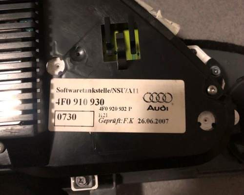RS6 4F Tacho 4F0 920 932 P SW0730