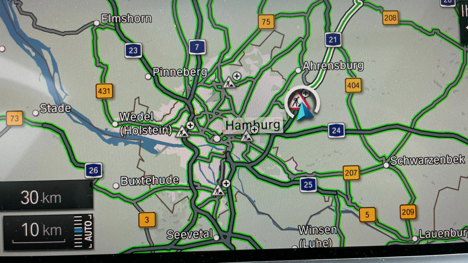 Umständliche Zieleingabe bei Navigation