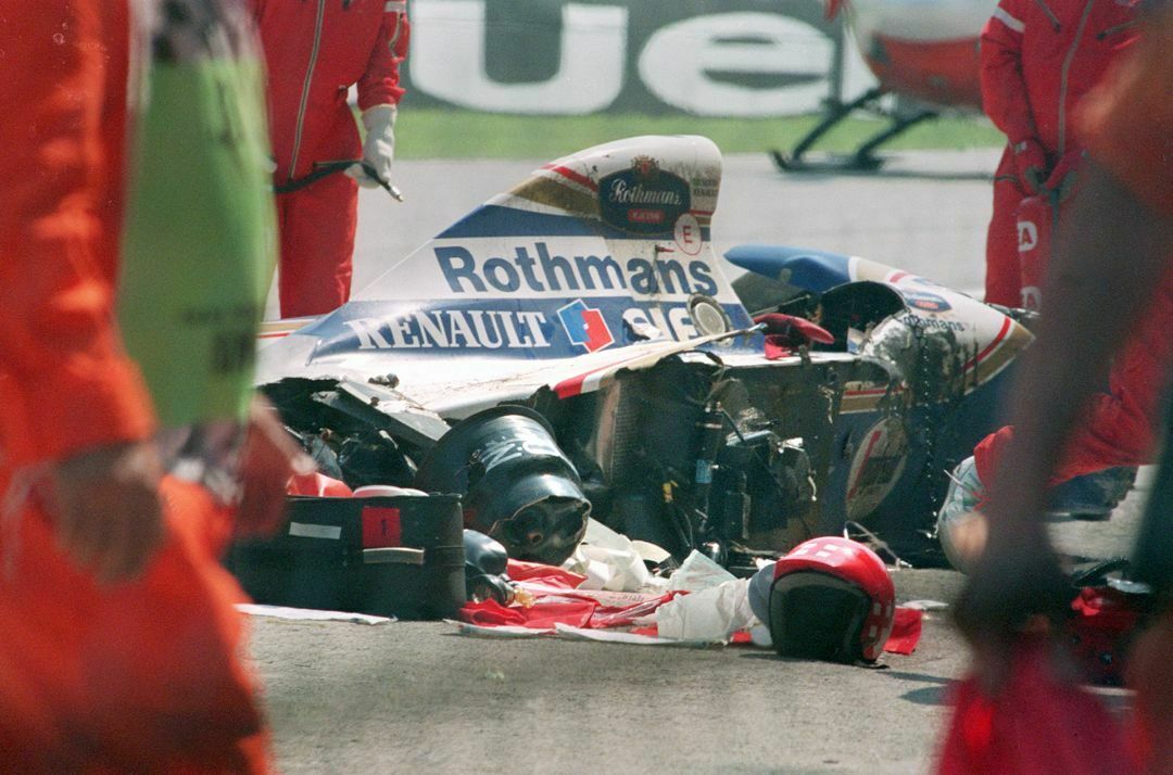 Bilder, die man nicht vergisst: Das blau-weiße Autowrack mit dem Rothmans-Schriftzug