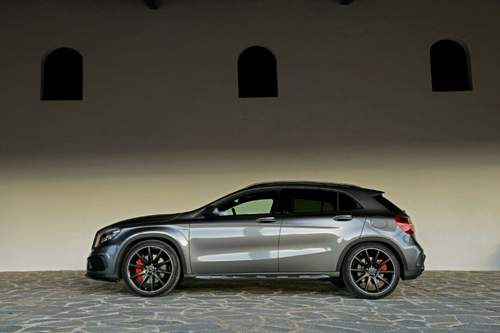 Dieser GLA 45 AMG ist ein wenig dezenter