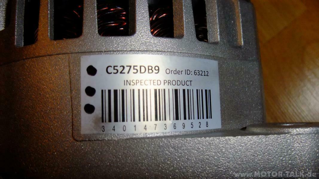 Und die nächste Lichtmaschine... Frage zum Keilrippenriemen