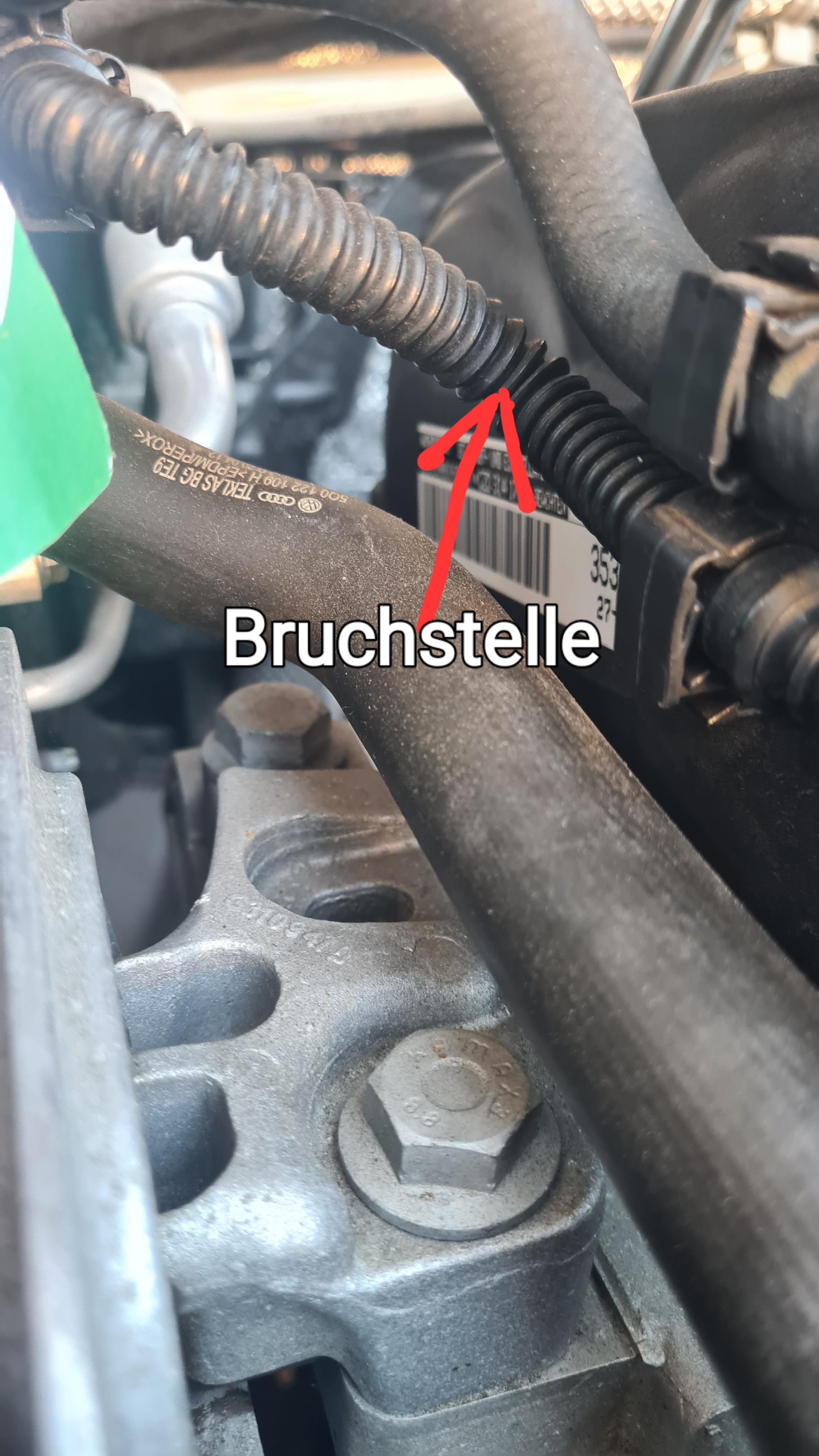Undichter Rippenschlauch austausch oder flicken?