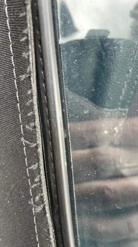 Heckfenster Fahrerseite, schlecht anlieg