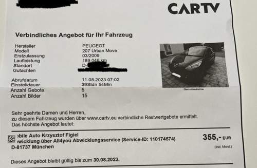 Angebot