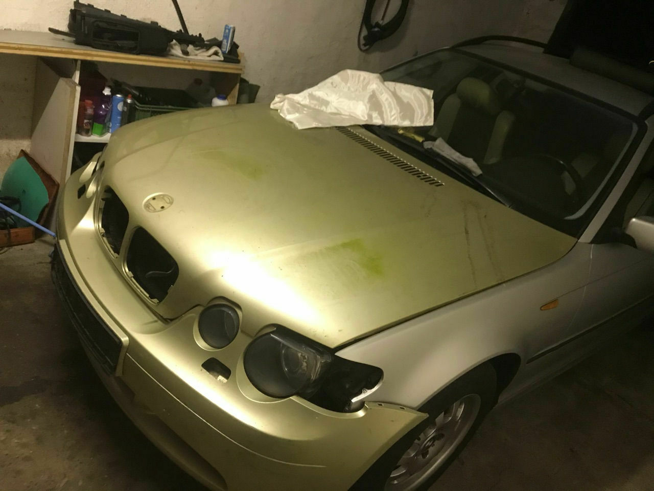 (Unfall-Frontschaden )Umbau 2003er M-Aero Compact auf Touring