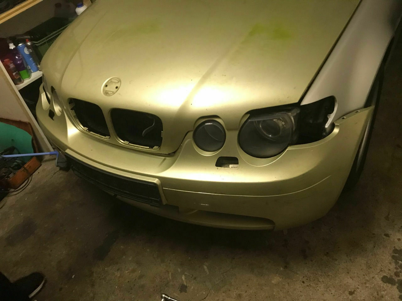 (Unfall-Frontschaden )Umbau 2003er M-Aero Compact auf Touring
